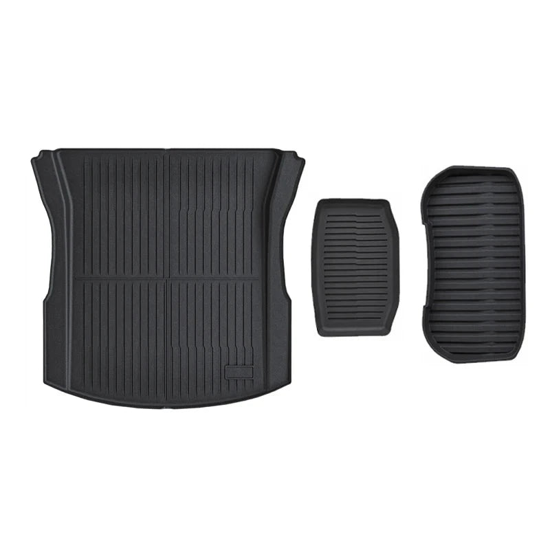 3 Pieces Trunk Mat for Model 3 2021-23