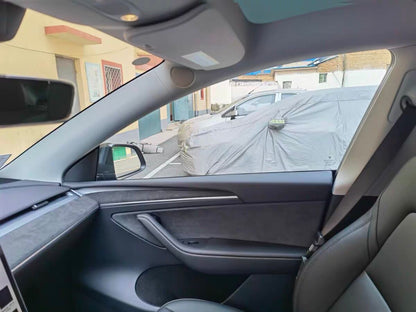 Alcantara Door Panel Trim Cover For Tesla Model 3/Y 2020-2023 (refreshed version)