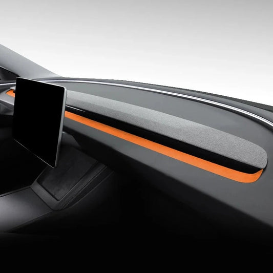 Multi-Colour Alcantara Dashboard Trim Sticker for Tesla Model 3 Highland 2024+