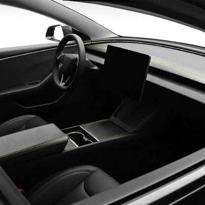 Interior Carbon Fiber Wrap for Tesla Model 3 Highland 2024+