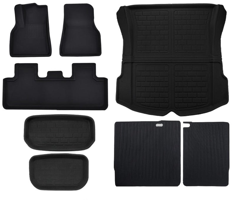 Tesla Model 3 Waterproof Floor Liner & Trunk/Frunk Mats Set