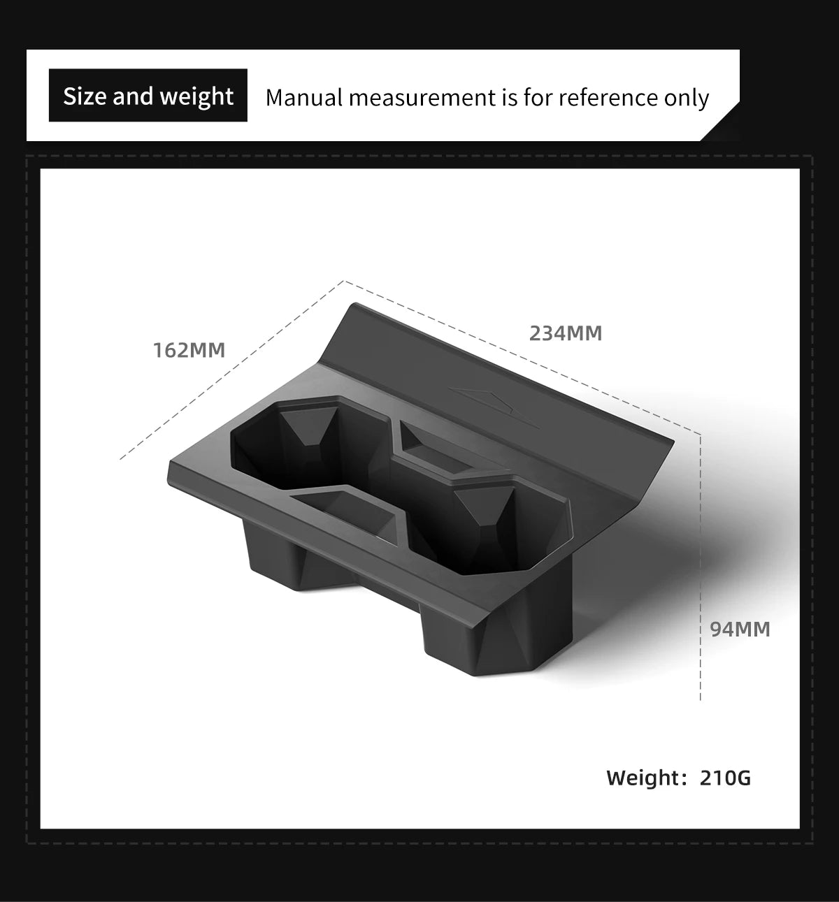 Centre Console Cup Holder for Tesla Cybertruck