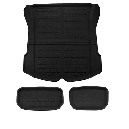 Tesla Model 3 Waterproof Floor Liner & Trunk/Frunk Mats Set