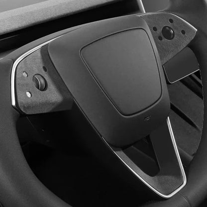 Multi-Colour Alcantara Steering Wheel Sticker for Model 3 Highland 2024+