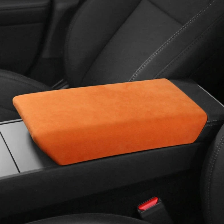 Alcantara Centre Control Armrest Box Cover for Tesla Model 3 Highland 2024+