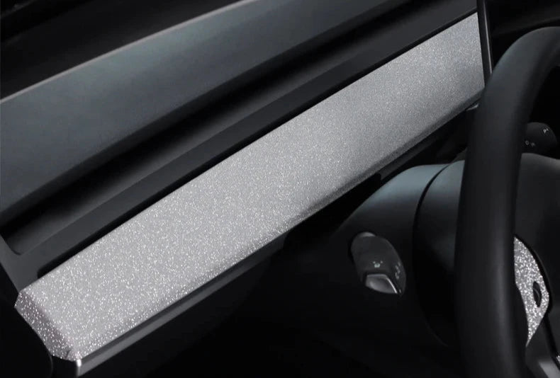 Sparkling Diamond Dashboard Trim Sticker for Tesla Model 3 & Y (2019-2023)