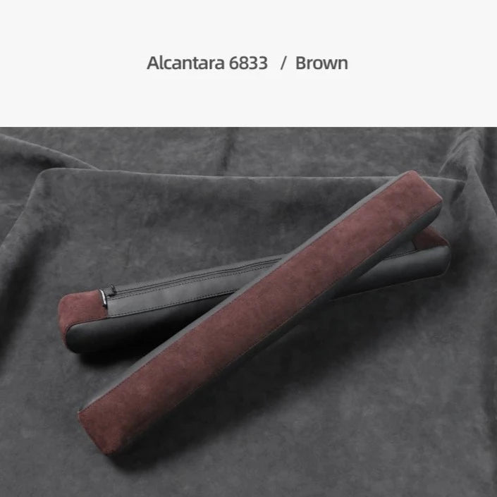 Alcantara Leather Seat Gap Strips for Tesla Model 3/Y