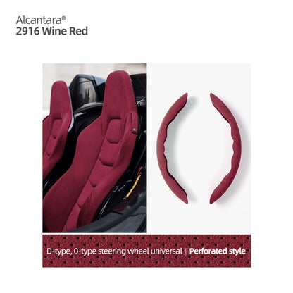 Alcantara Steering Wheel Cover for Tesla Model 3/Y 2019-2023