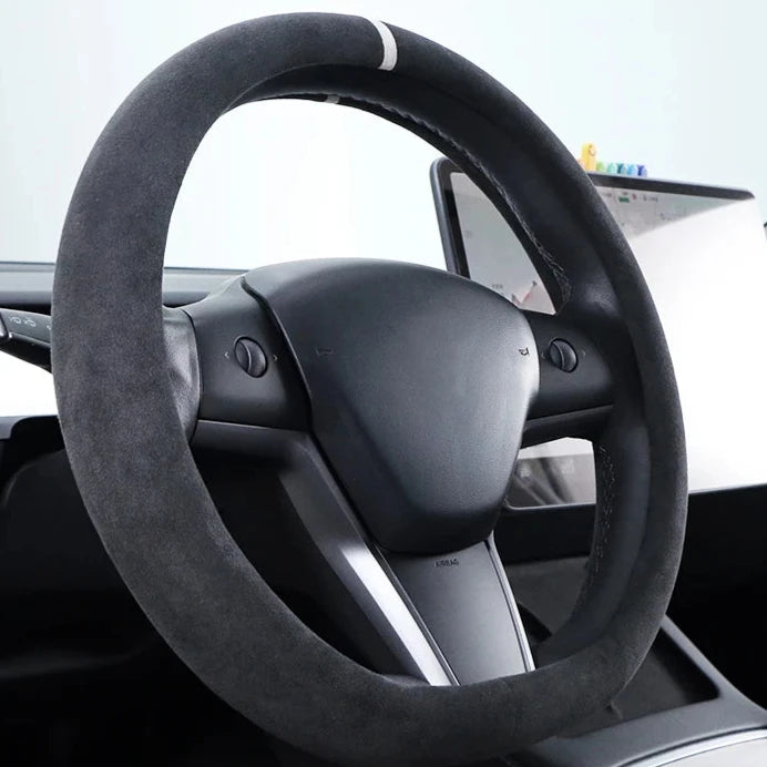 Tesla Model 3 Highland 2024+ Alcantara Steering Wheel Cover