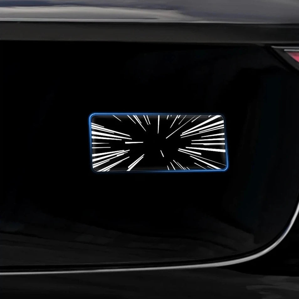 PLAID Ludicrous Emblem Badge for Model 3/Y