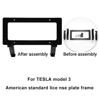 License Plate Frame for Tesla Model 3/Y 2019-2023