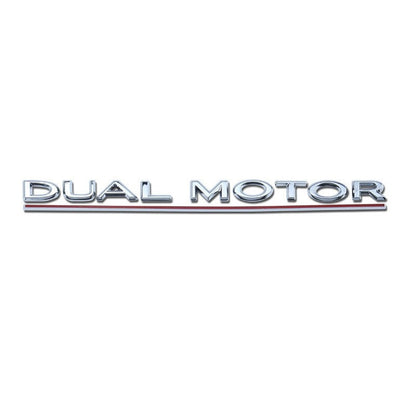 DUAL MOTOR Letters Emblem for Tesla Model S/3/X/Y