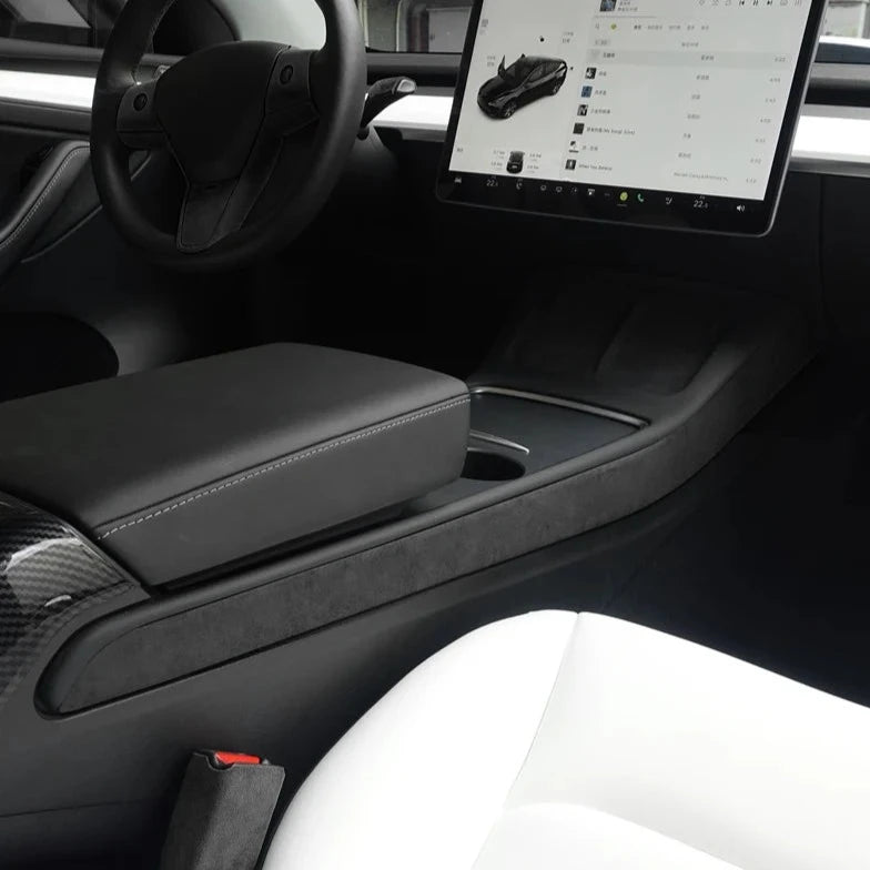 Alcantara Centre Console Side Strip for Tesla Model 3/Y 2021-2023