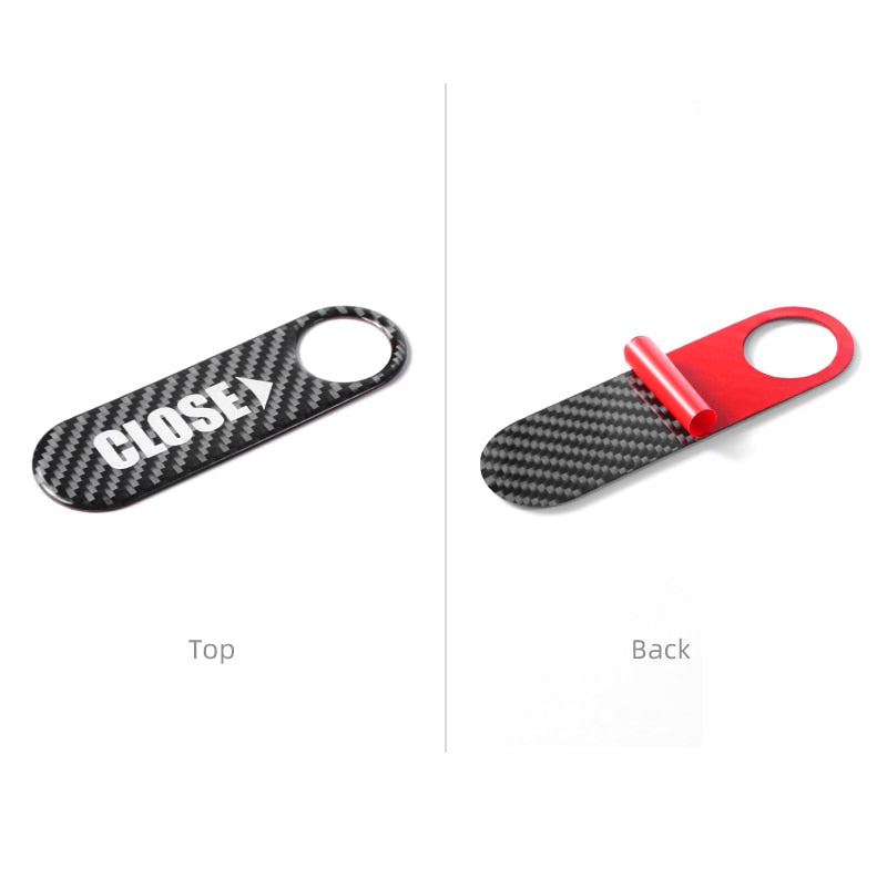 Carbon Fiber Trunk Switch Button Sticker for Tesla Model 3/Y