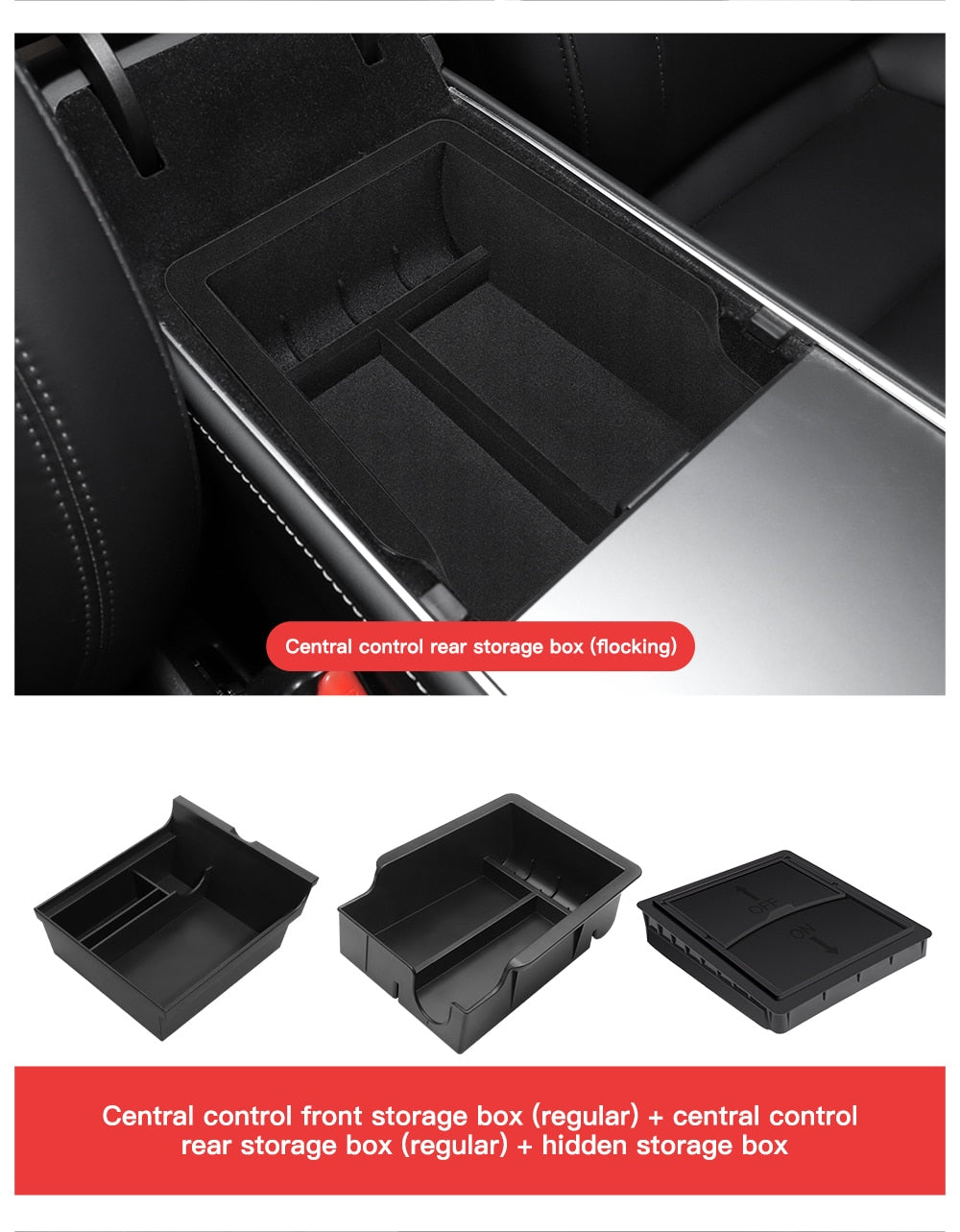 Tesla Model 3/Y 2021-2023 Interior Organizer Sets