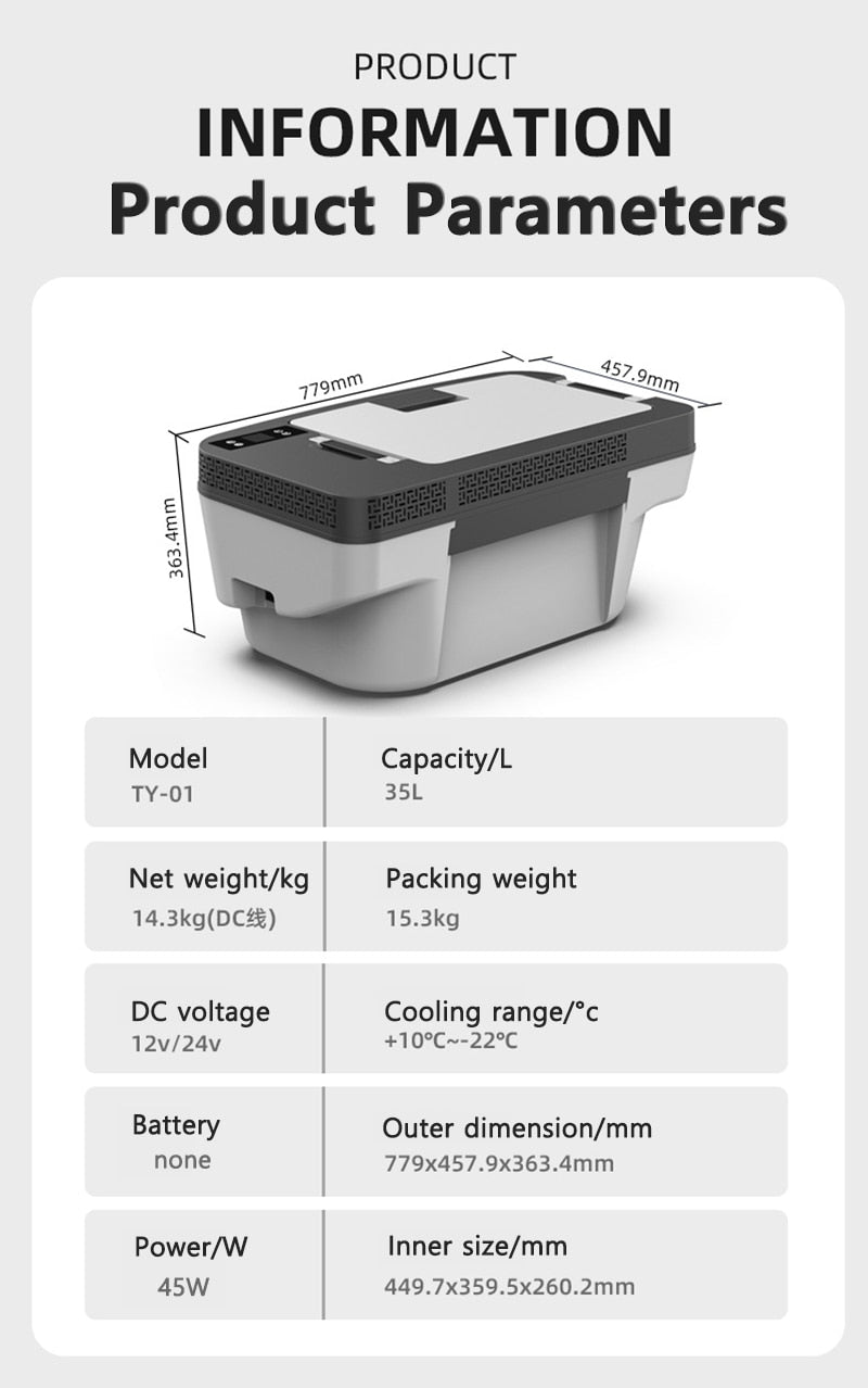 Tesla Model Y Portable Fridge