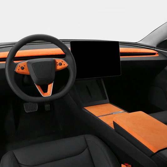 Premium Alcantara Sticker Wrap for Tesla Model 3 Highland 2024+