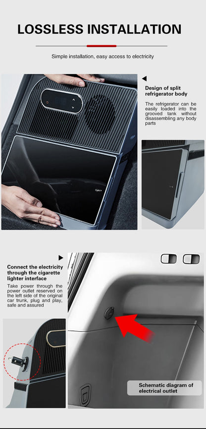 Tesla Model Y Trunk Fridge